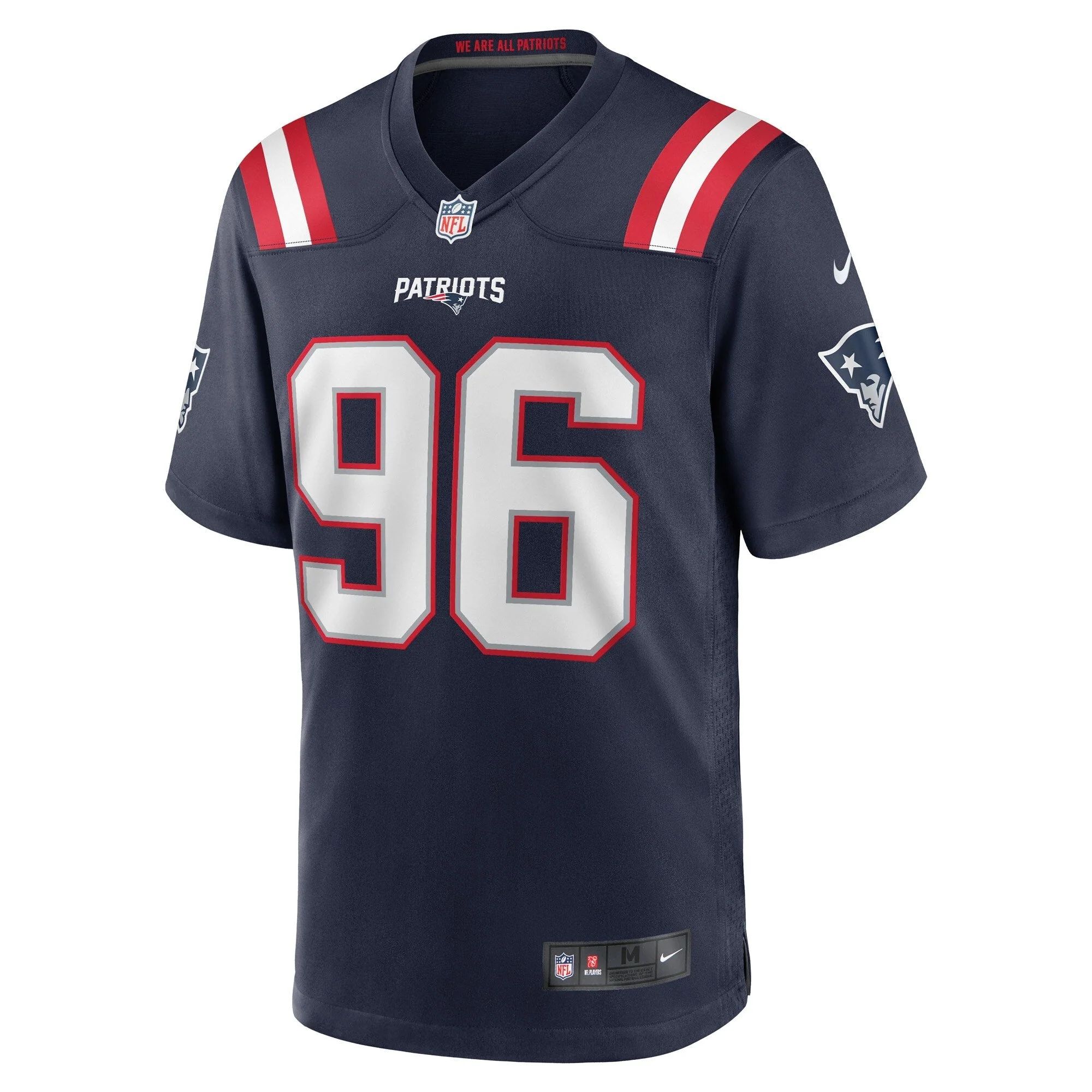Sam Roberts New England Patriots Nike Game   Jersey - Navy