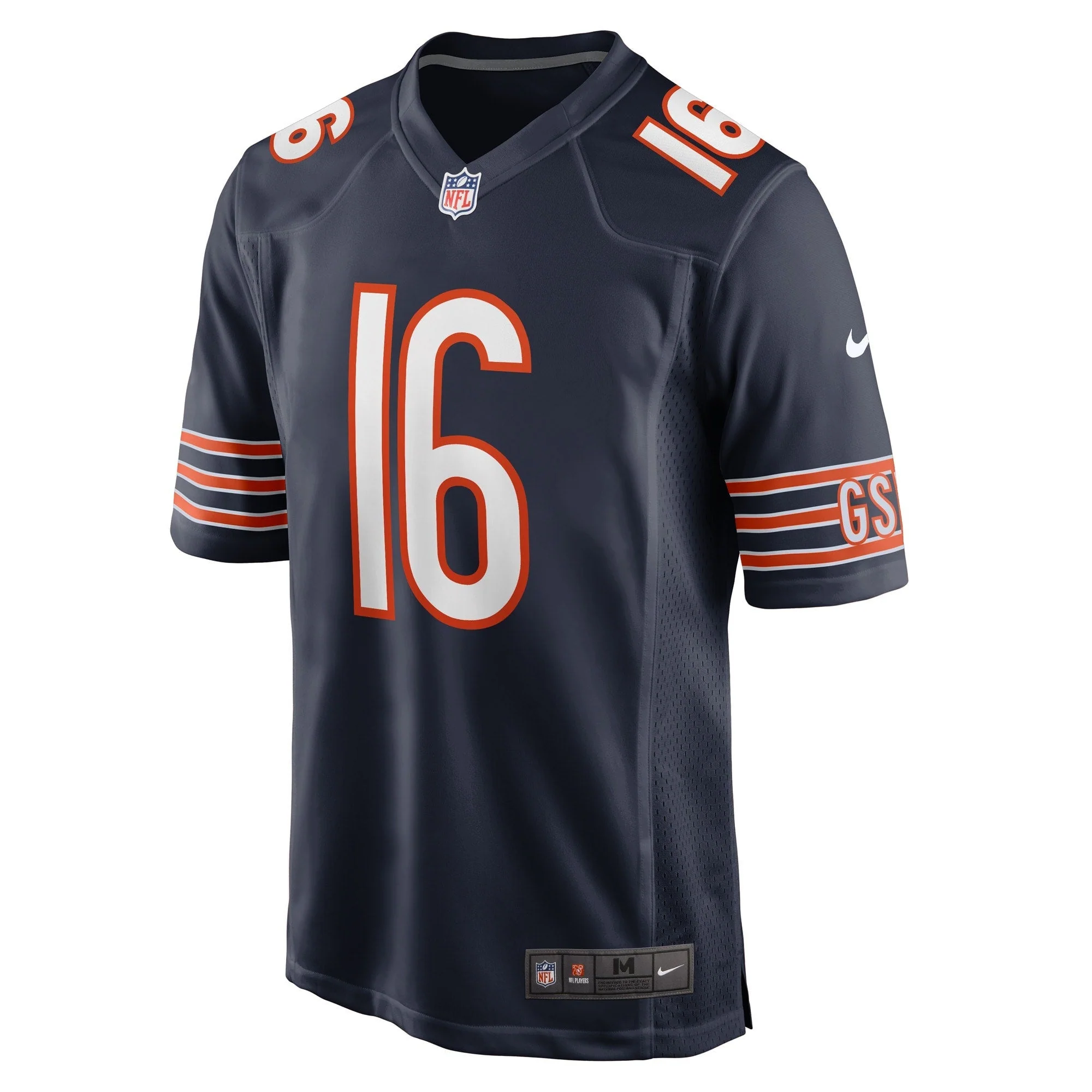 Trenton Gill Chicago Bears Nike Game   Jersey - Navy
