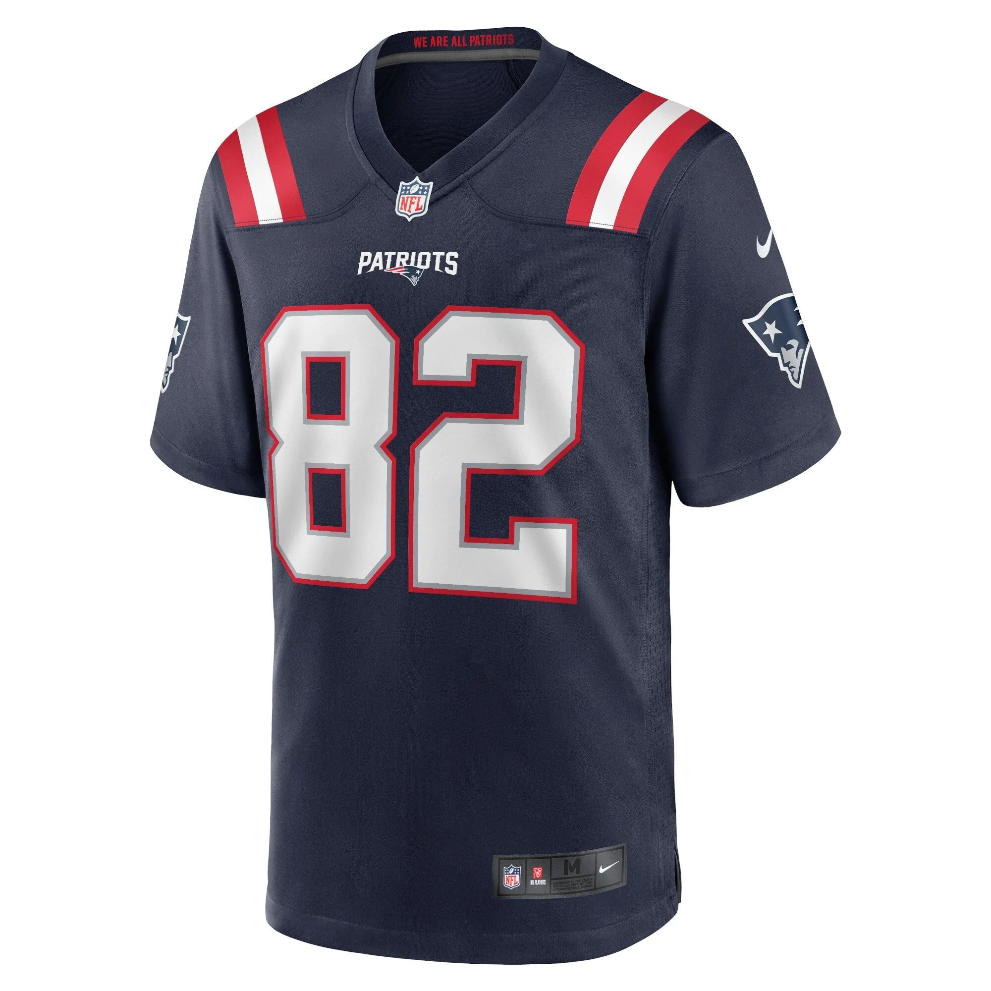 Tre Nixon New England Patriots Nike   Game Jersey - Navy