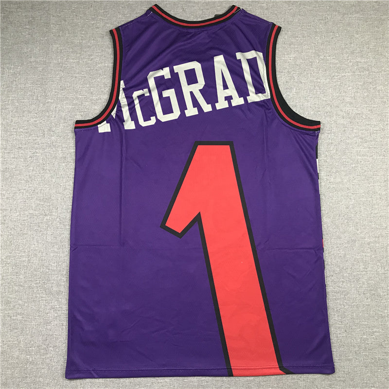 Toronto Raptors #1 MCGRADY Purple Jersey MN