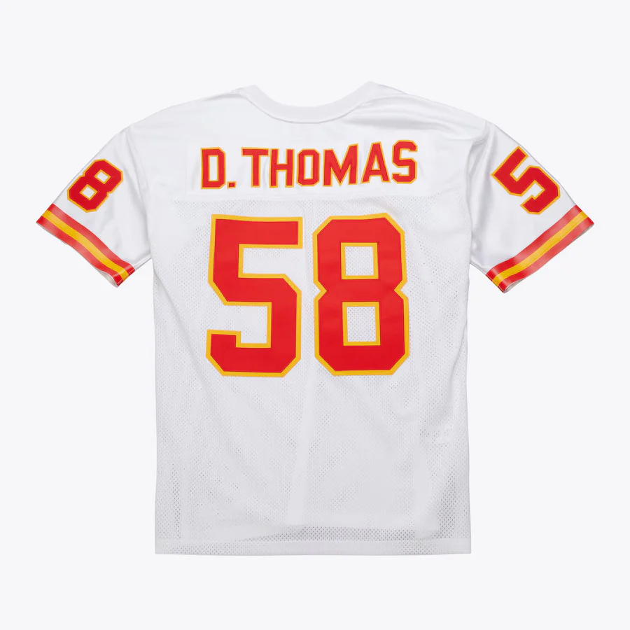 Mens Derrick Thomas White Kansas City Chiefs 1994 Jersey