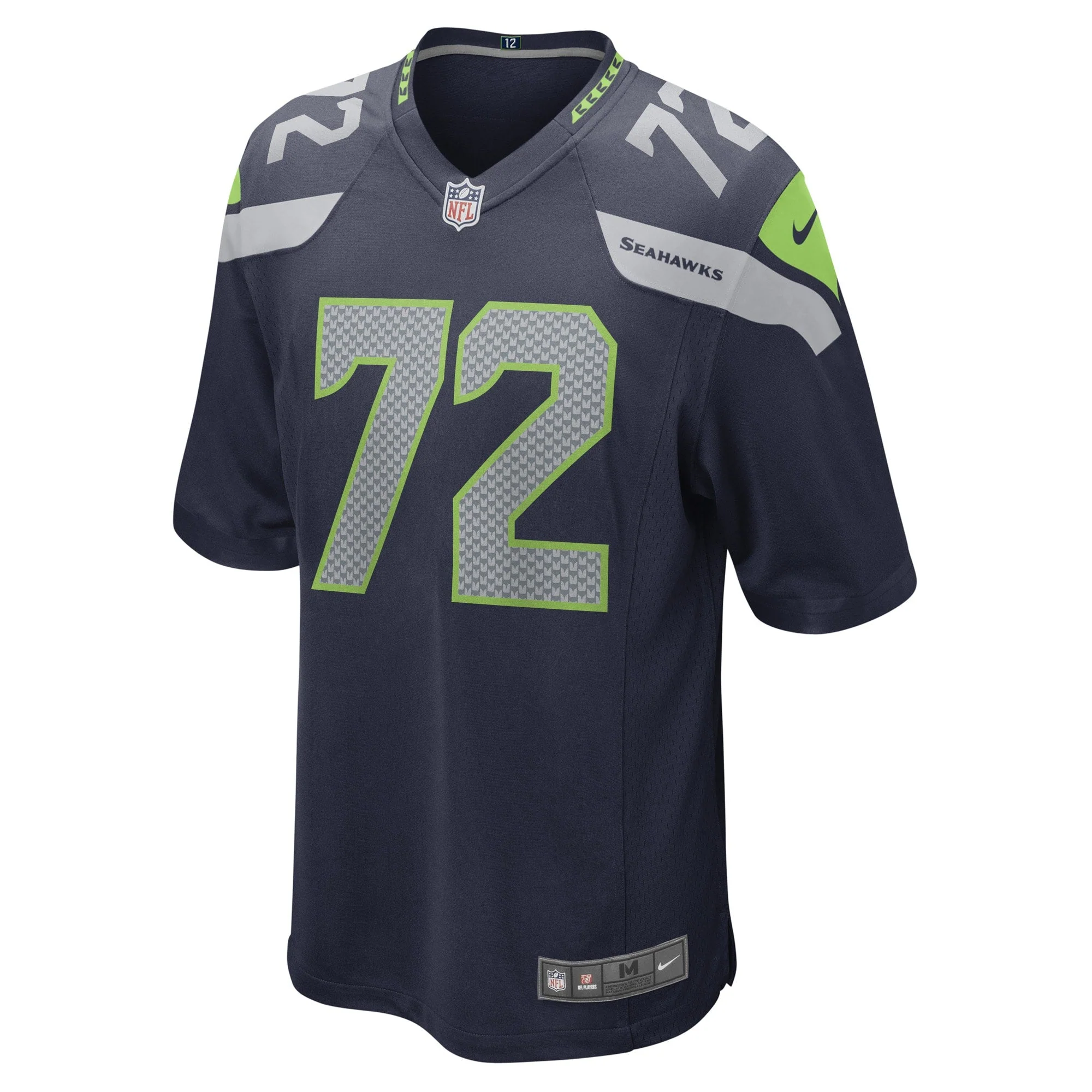 Abraham Lucas Seattle Seahawks Nike Game   Jersey - College Navy