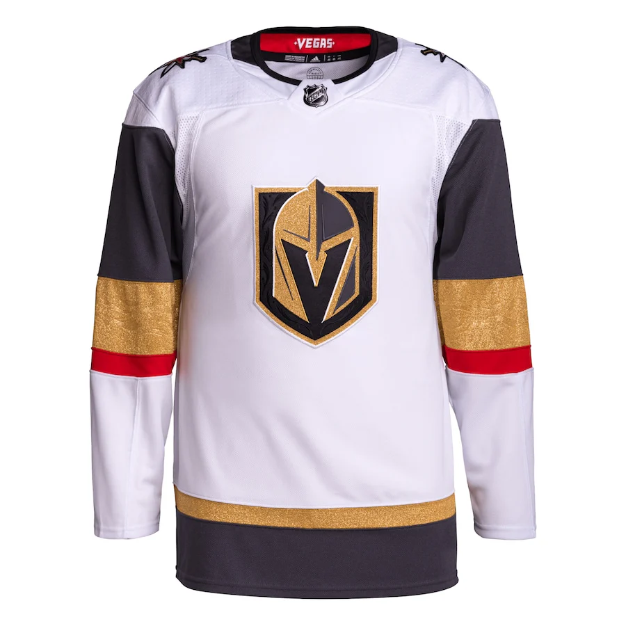 Men's Vegas Golden Knights adidas White Away Primegreen Authentic Jersey