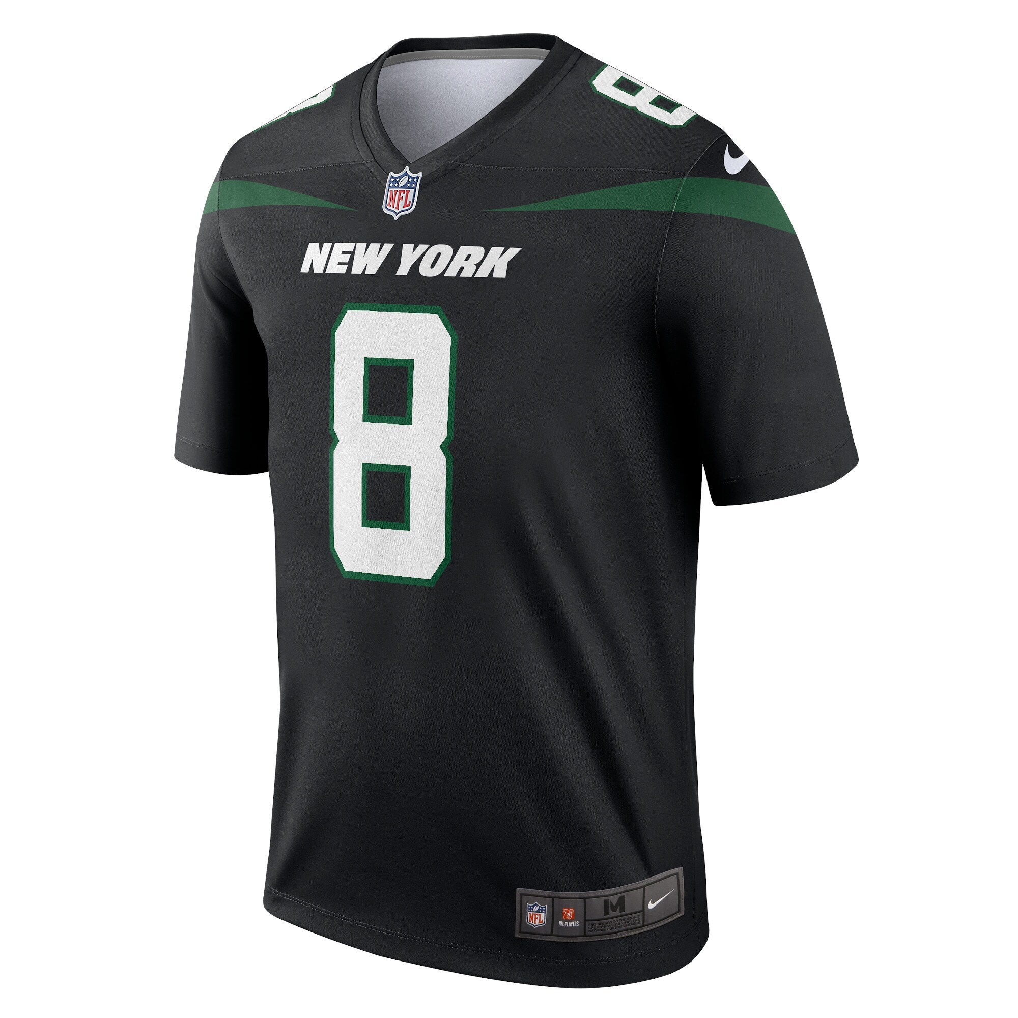 Aaron Rodgers New York Jets Nike Men's Alternate Legend   Jersey - Stealth Black