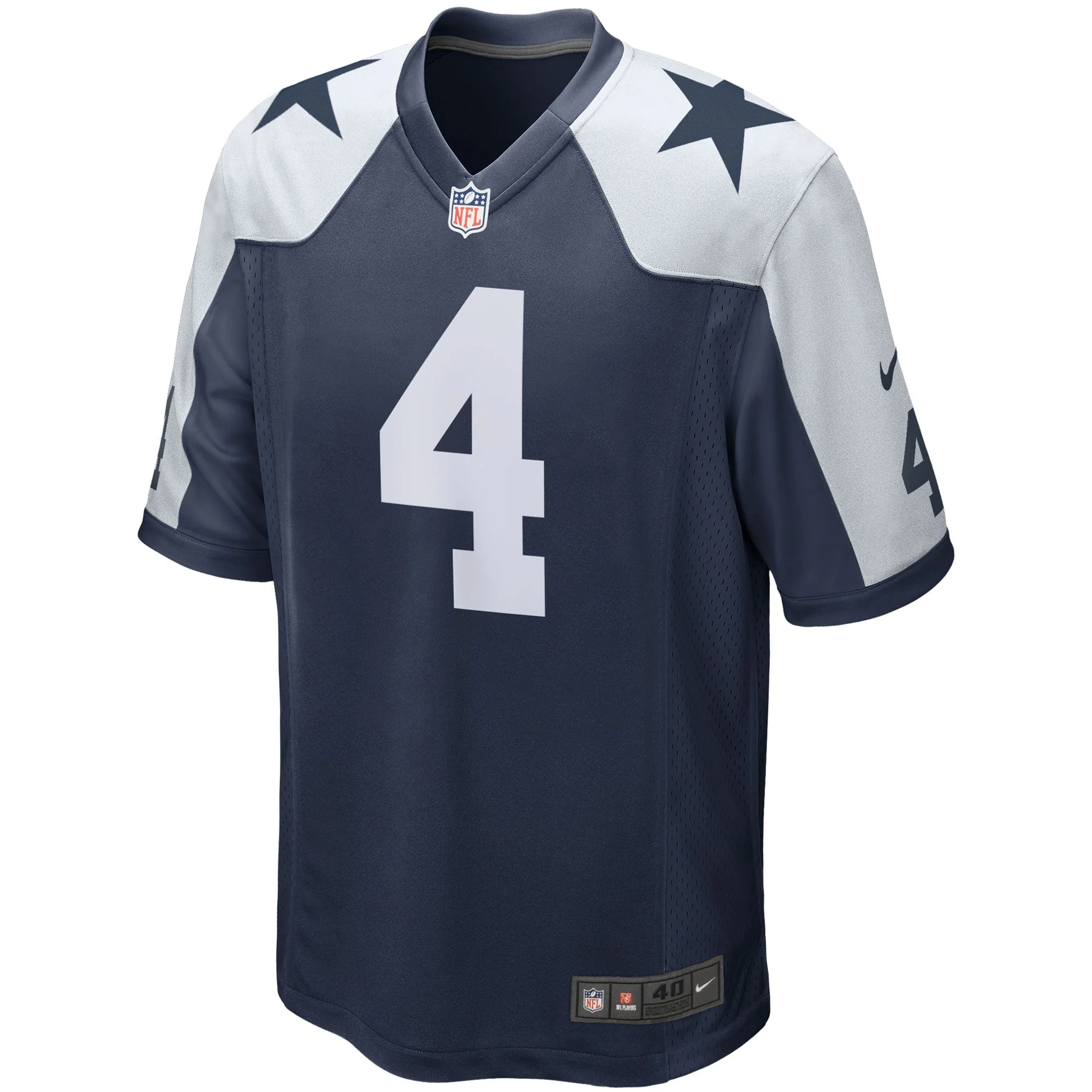 Dak Prescott Dallas Cowboys Nike Alternate Game Team Jersey - Navy