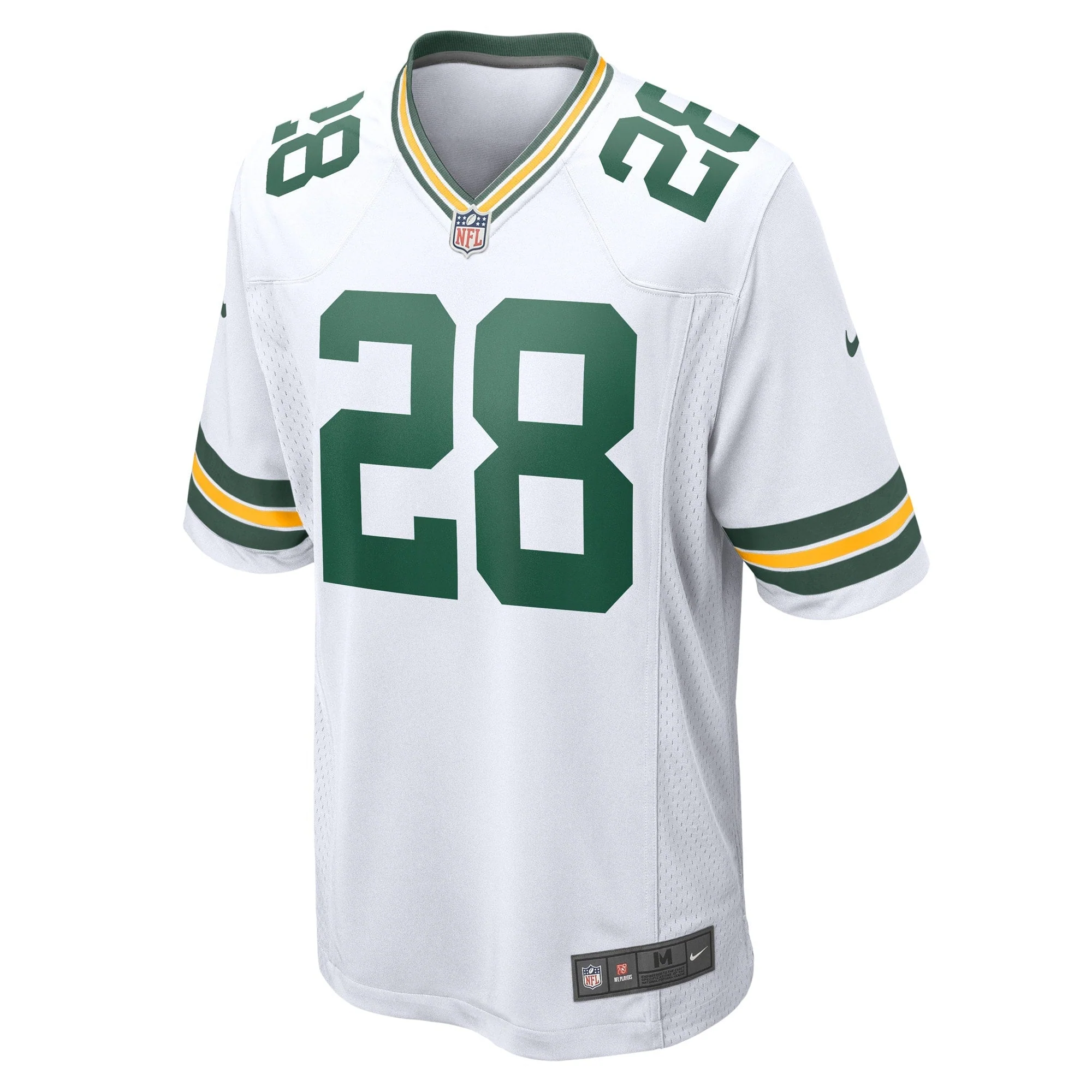 AJ Dillon Green Bay Packers Nike Game   Jersey - White
