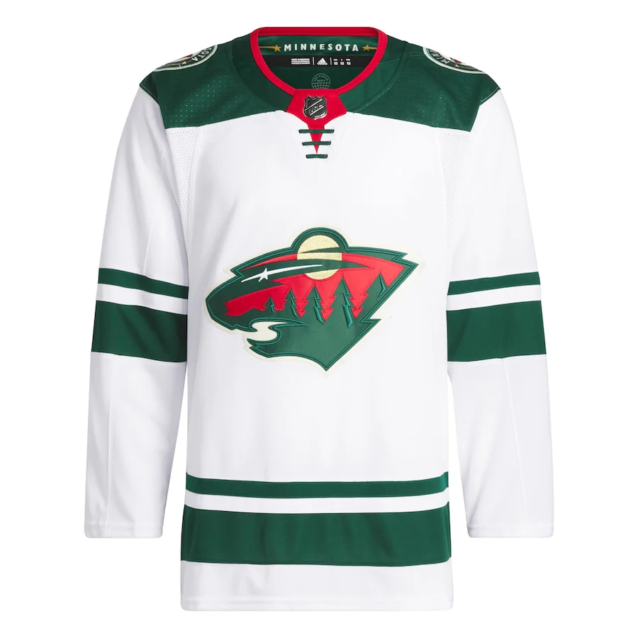Minnesota Wild   Away Primegreen   Jersey �C White