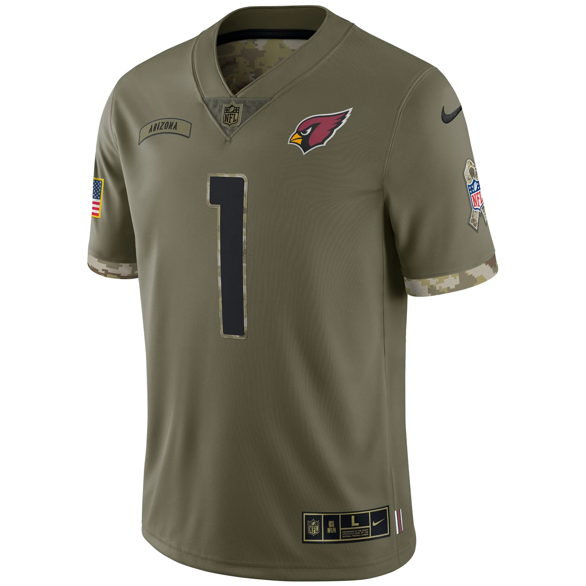 Kyler Murray Arizona Cardinals Nike Salute To Service Limited Jersey - Olive