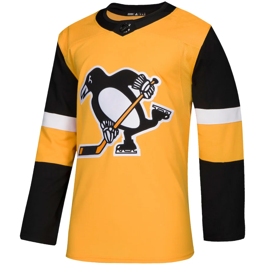 Men's Pittsburgh Penguins adidas Gold Alternate Authentic Jersey