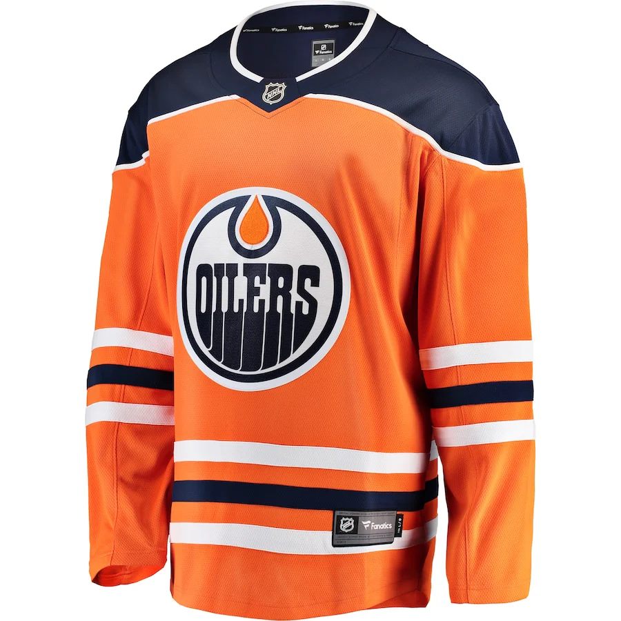 Edmonton Oilers   Breakaway Home Jersey - Orange
