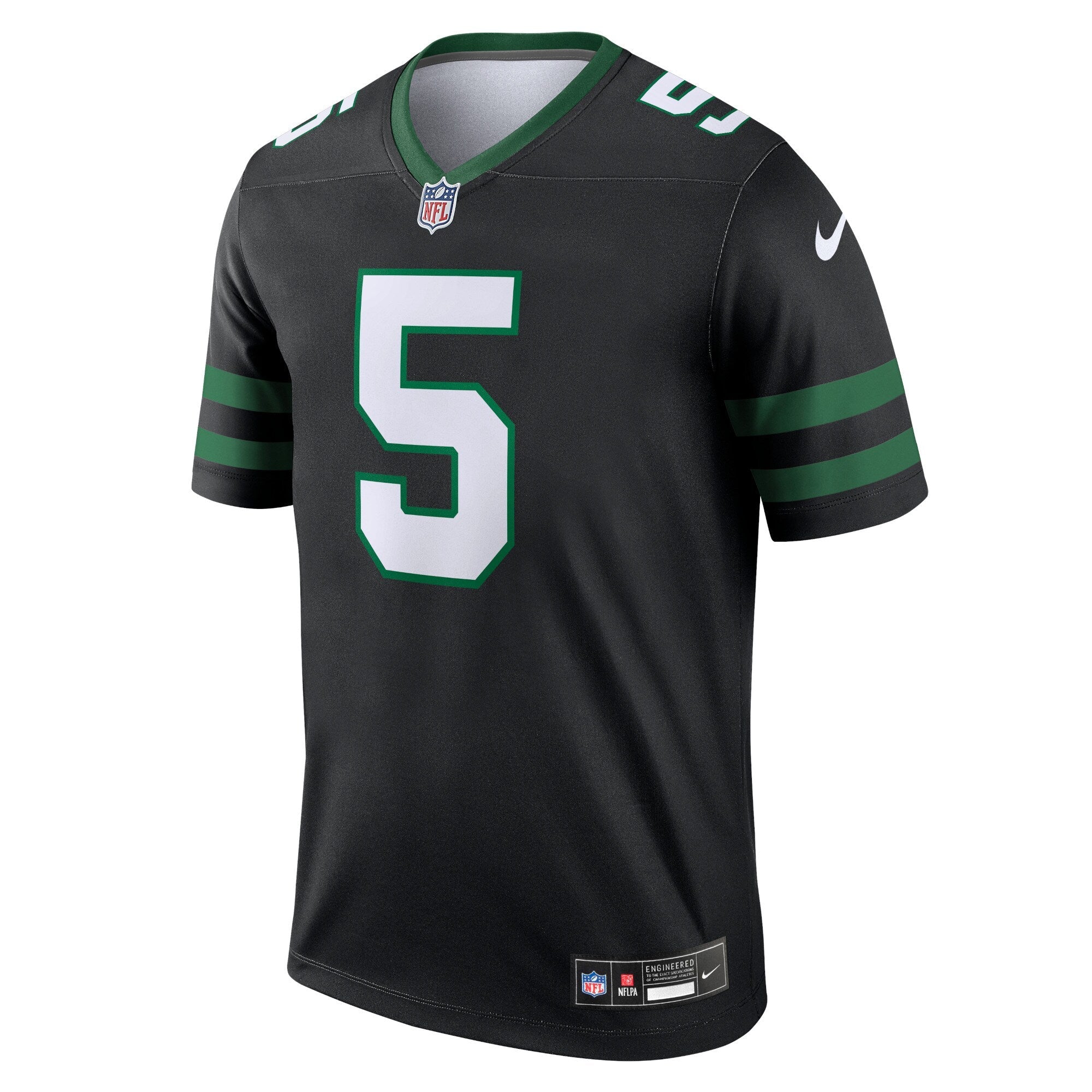 Garrett Wilson New York Jets Nike Alternate Legend Jersey  - Legacy Black