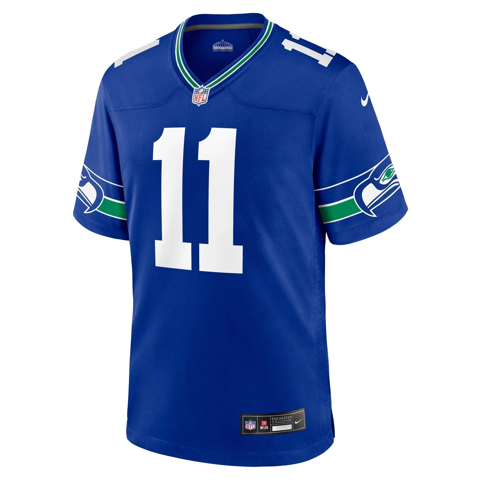 Jaxon Smith-Njigba Seattle Seahawks Nike Throwback   Game Jersey - Royal