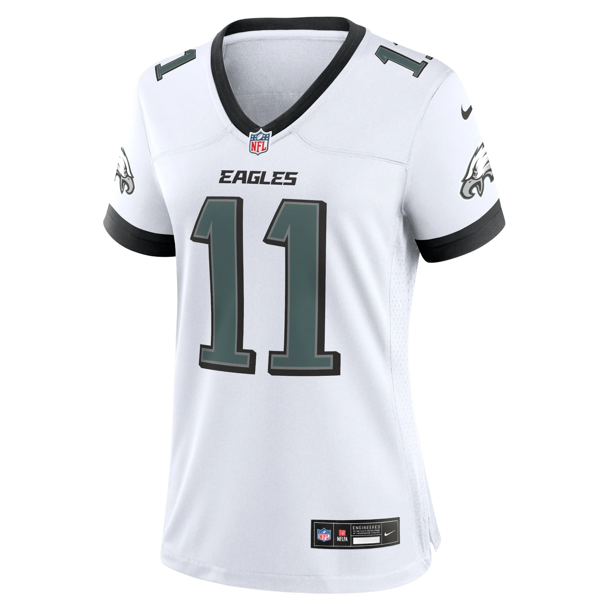 A.J. Brown Philadelphia Eagles Nike Game Jersey - White