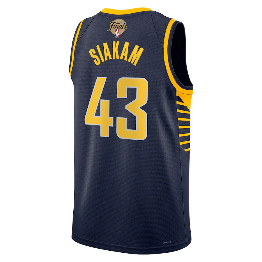 Indiana Pacers Pascal Siakam Nike Navy 2025 NBA Finals Swingman Jersey - Icon Edition
