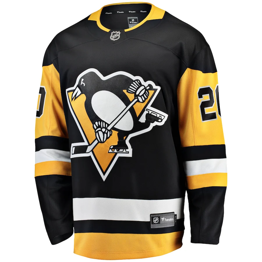 Men's Pittsburgh Penguins Lars Eller Fanatics Black Home Breakaway Jersey