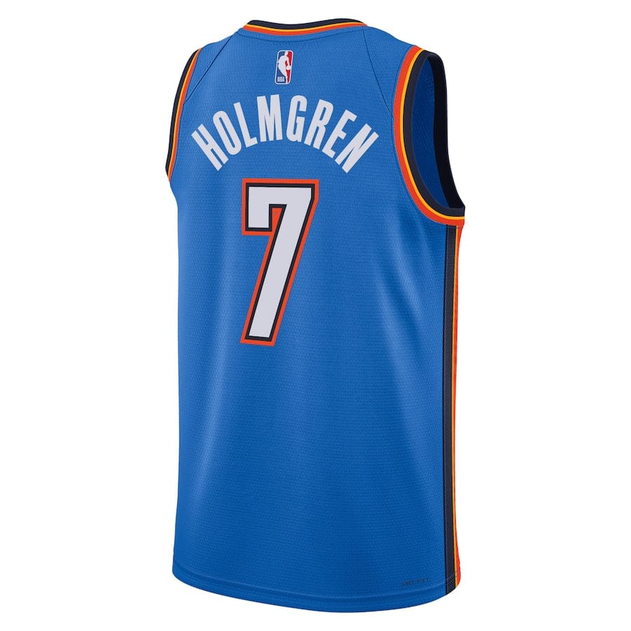 Men's Oklahoma City Thunder Chet Holmgren #7 2023-2024 seasonJersey
