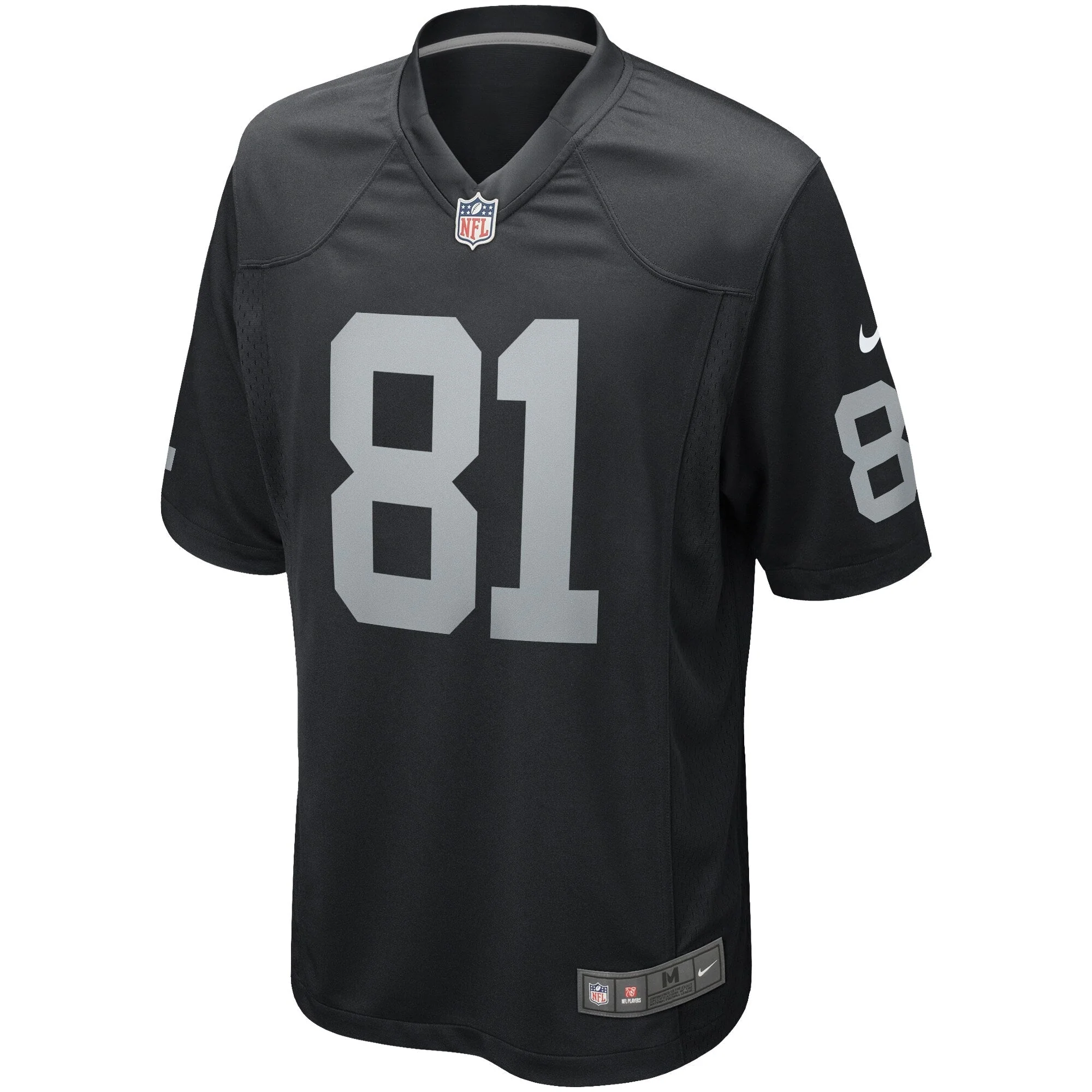 Tim Brown Las Vegas Raiders Nike Game Retired   Jersey - Black