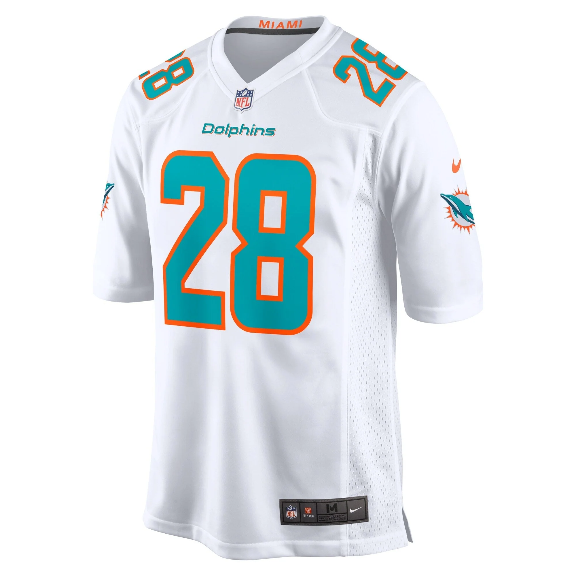 Devon Achane Miami Dolphins Nike   Game Jersey - White