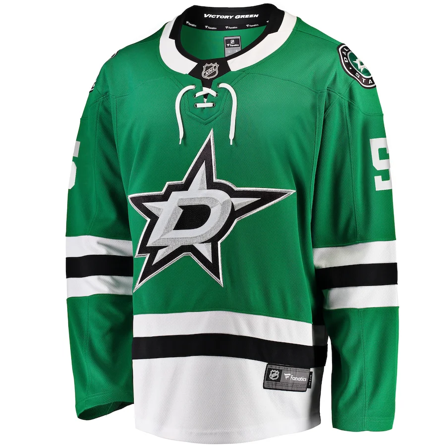 Nils Lundkvist Dallas Stars   Home Premier Breakaway  Jersey - Kelly Green