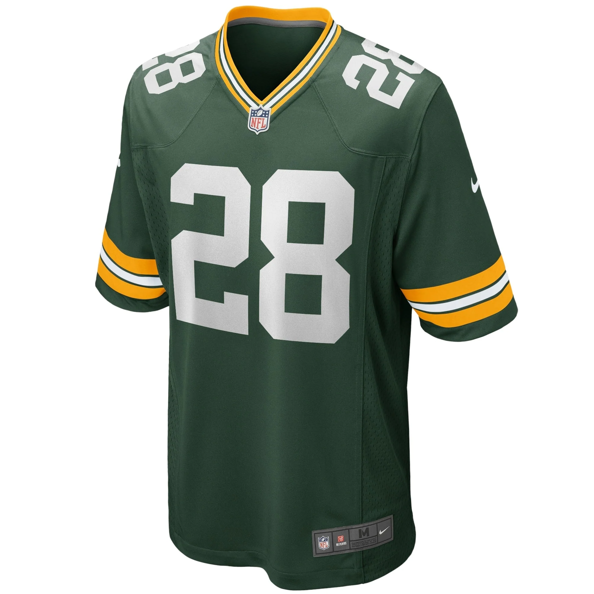 AJ Dillon Green Bay Packers Nike Team Game Jersey - Green