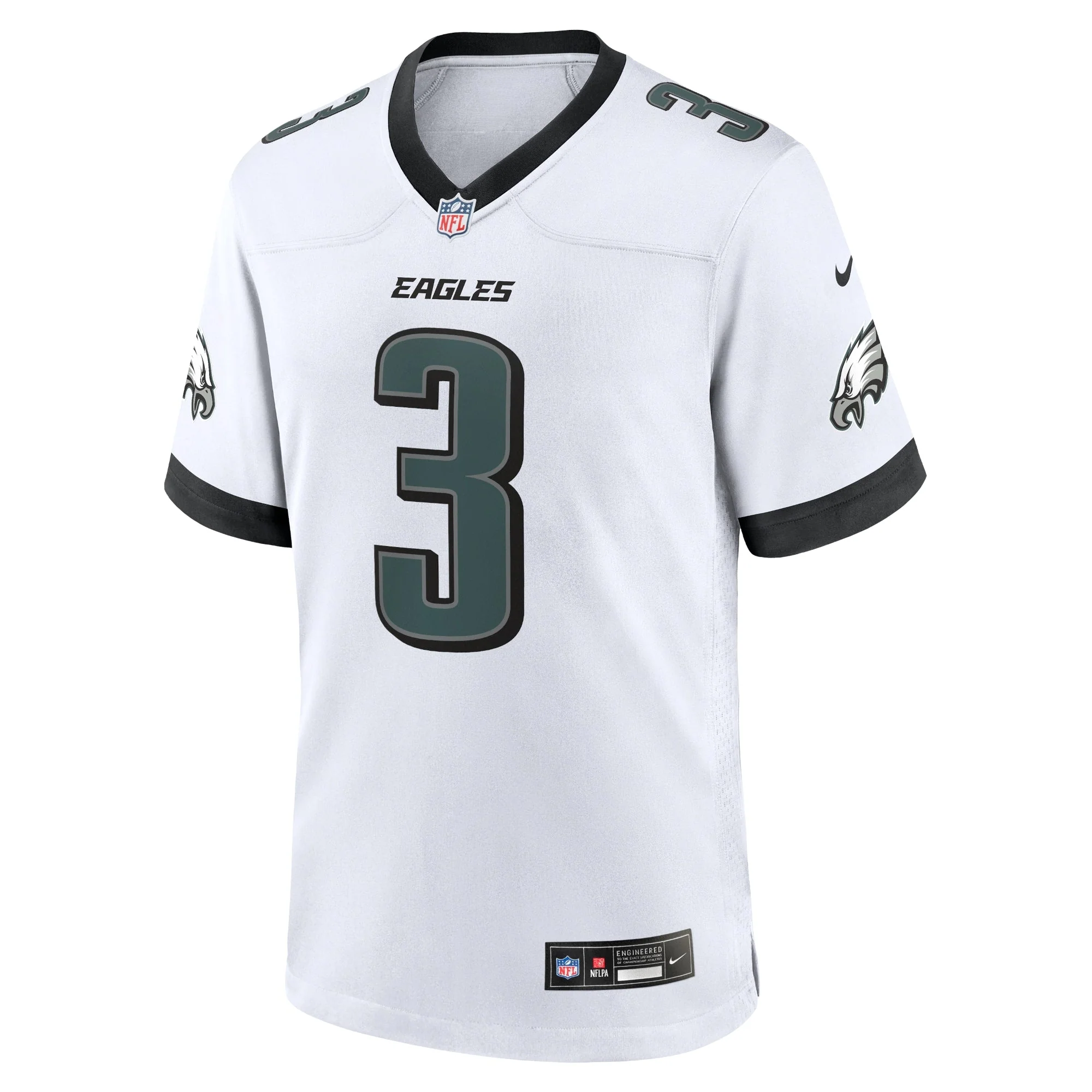 Nolan Smith Philadelphia Eagles Nike White Game Jersey - White