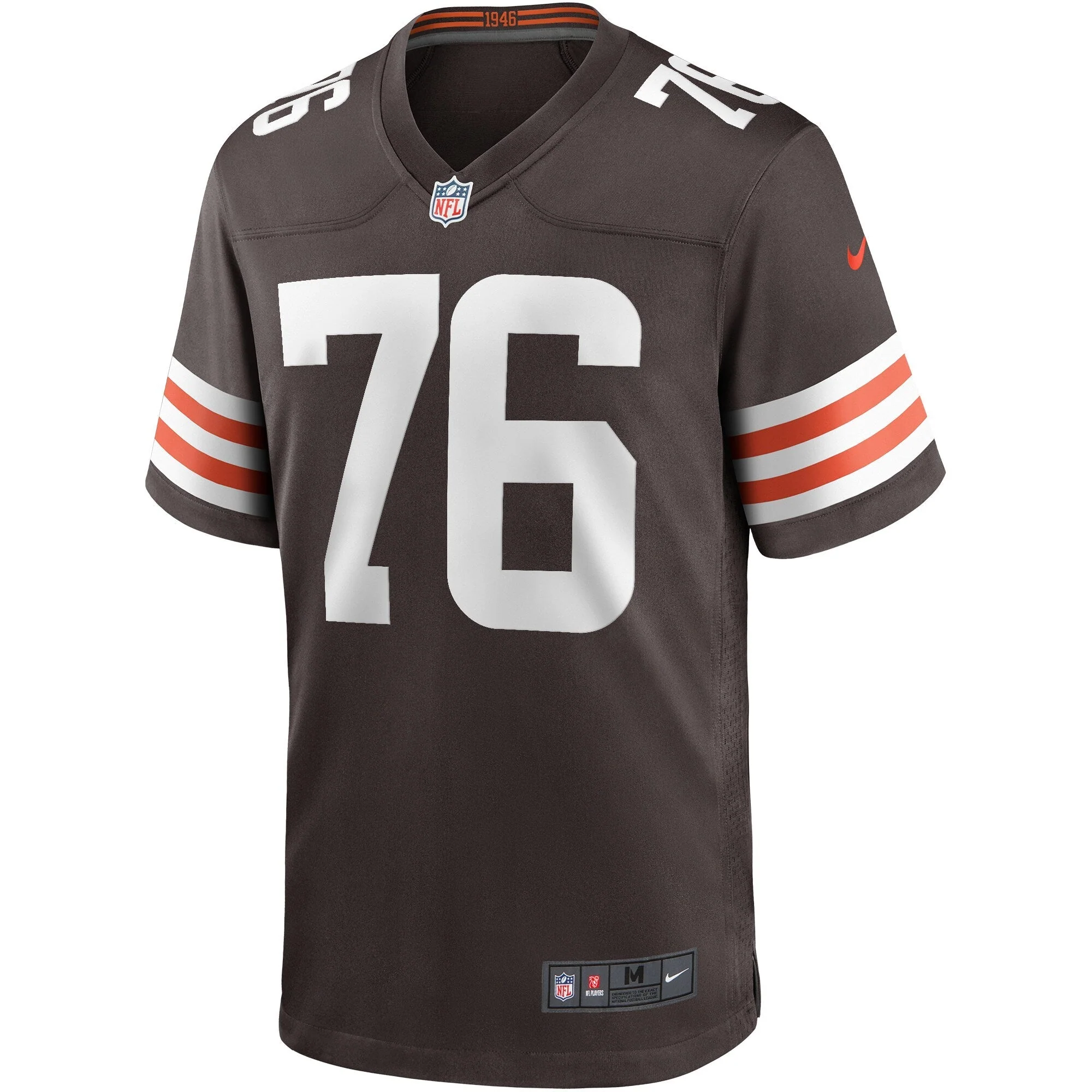 Lou Groza Cleveland Browns Nike Game Retired   Jersey - Brown