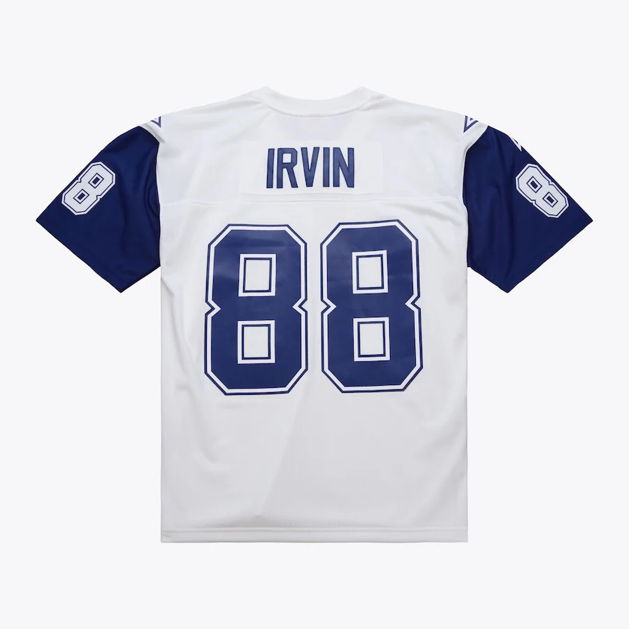 Men's Michael Irvin White Dallas Cowboys 1994 Replica Jersey