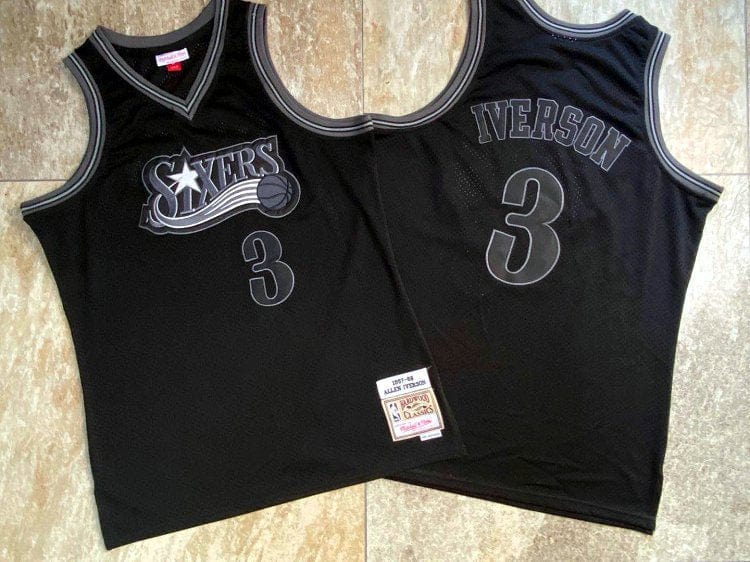Allen Iverson Philadelphia 76ers Throwback Jersey