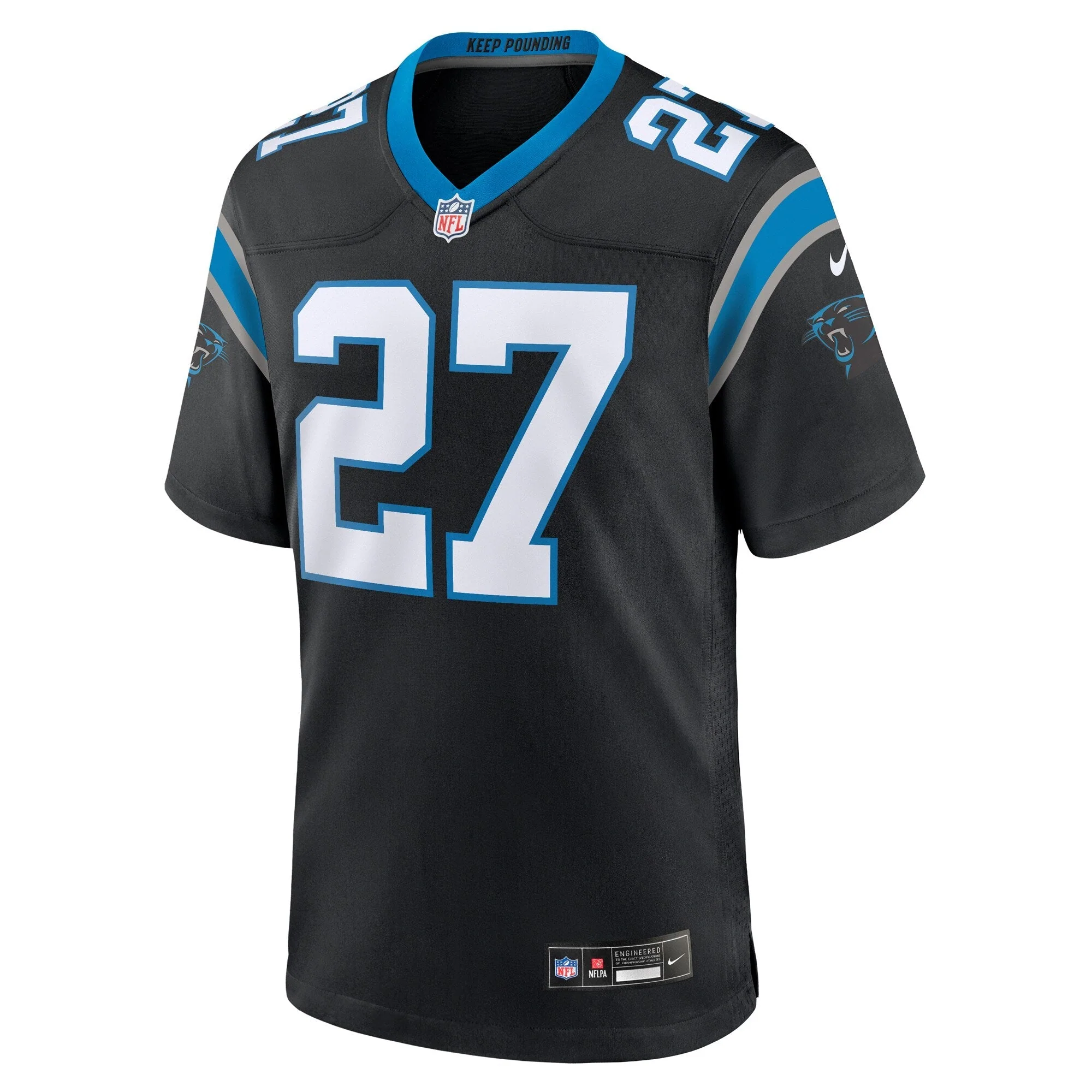 Sam Webb Carolina Panthers Nike Team Game Jersey -  Black