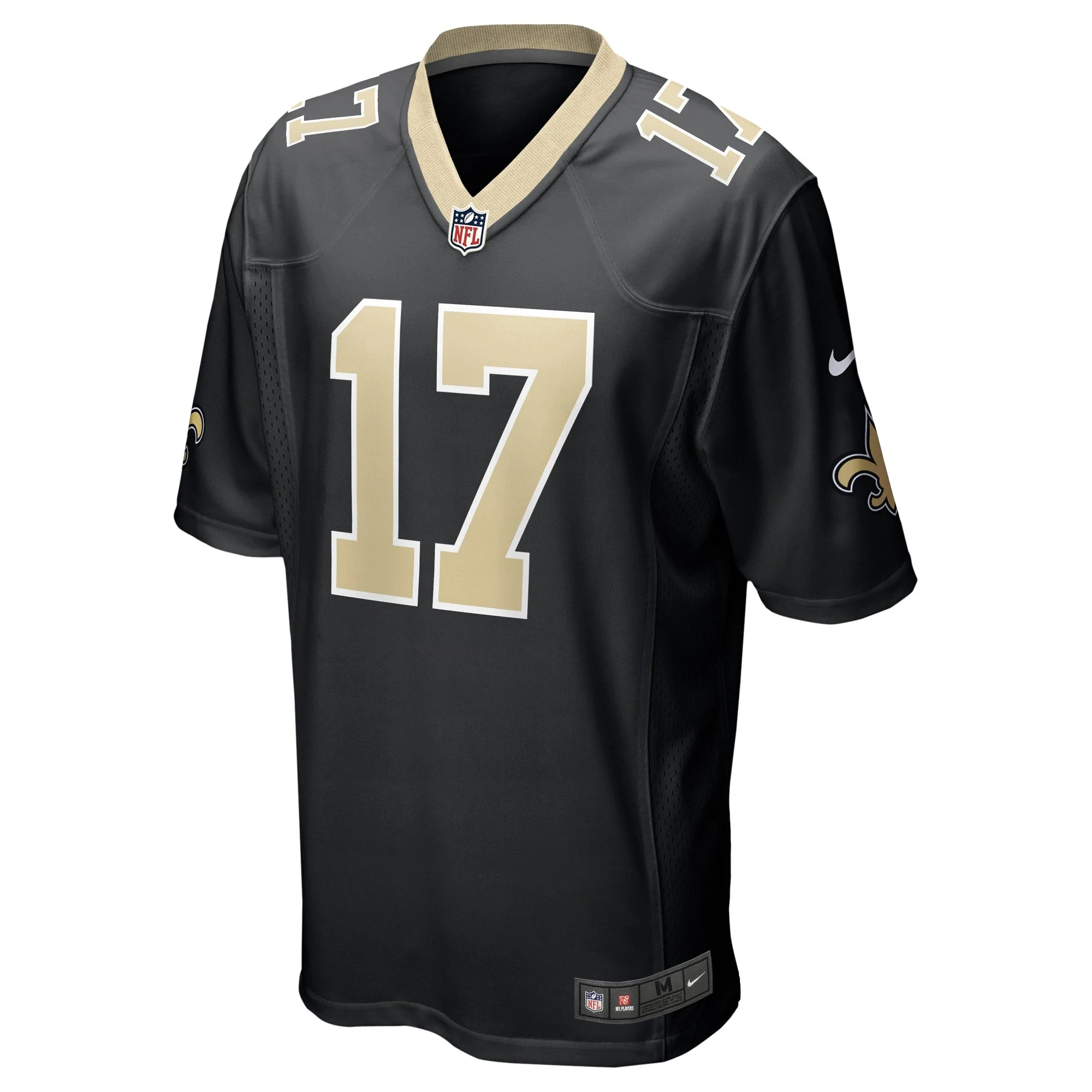 A.T. Perry New Orleans Saints Nike Team Game Jersey -  Black