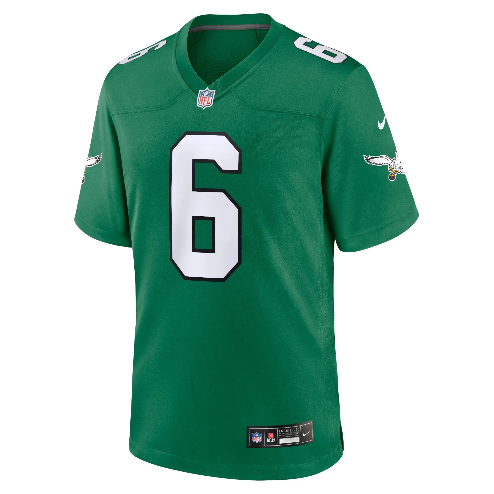 DeVonta Smith Philadelphia Eagles Nike Alternate Game   Jersey - Kelly Green