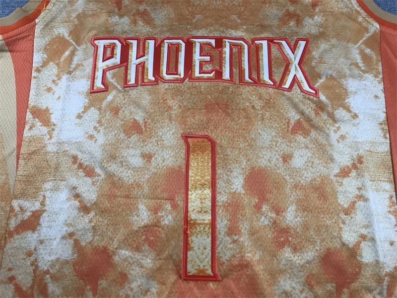 Devin Booker Orange Phoenix Suns Jersey