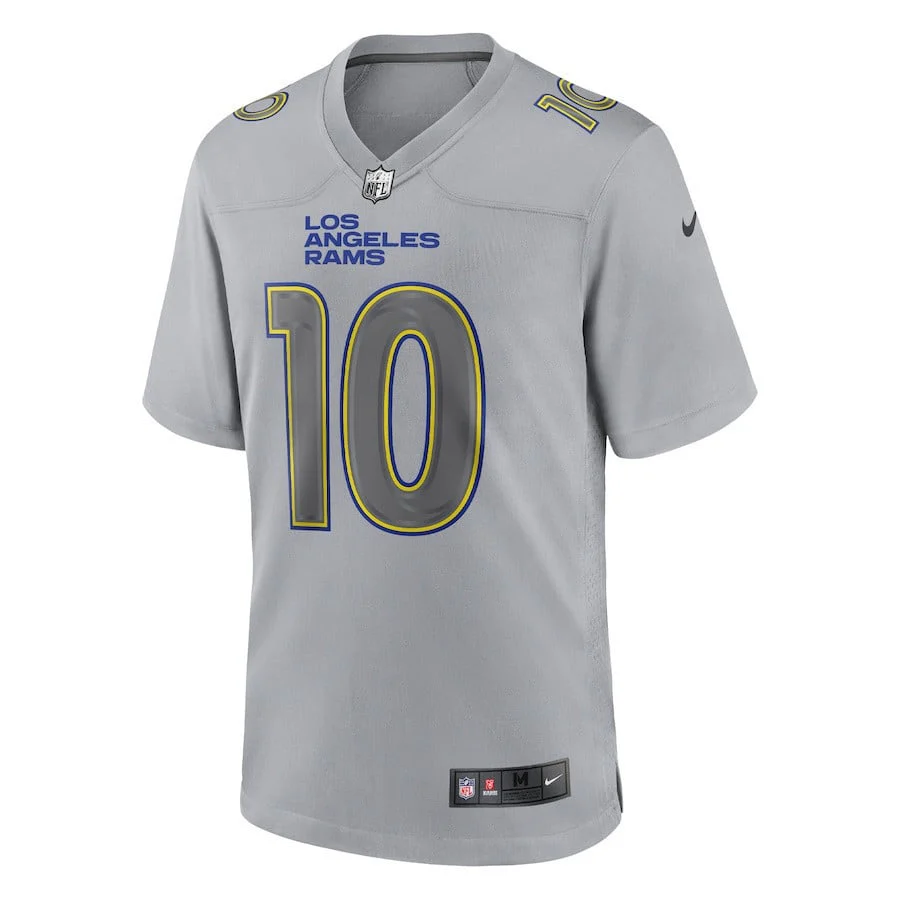 Cooper Kupp 10 Los Angeles Rams Atmosphere Fashion Game Jersey - Gray