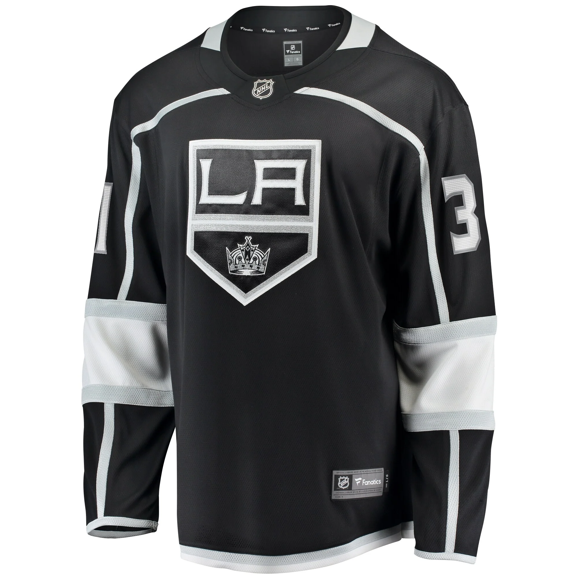 David Rittich Los Angeles Kings   Home Premier Breakaway  Jersey - Black