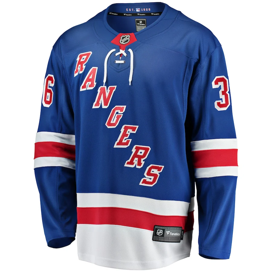 Anton Blidh New York Rangers   Home Breakaway Jersey - Blue