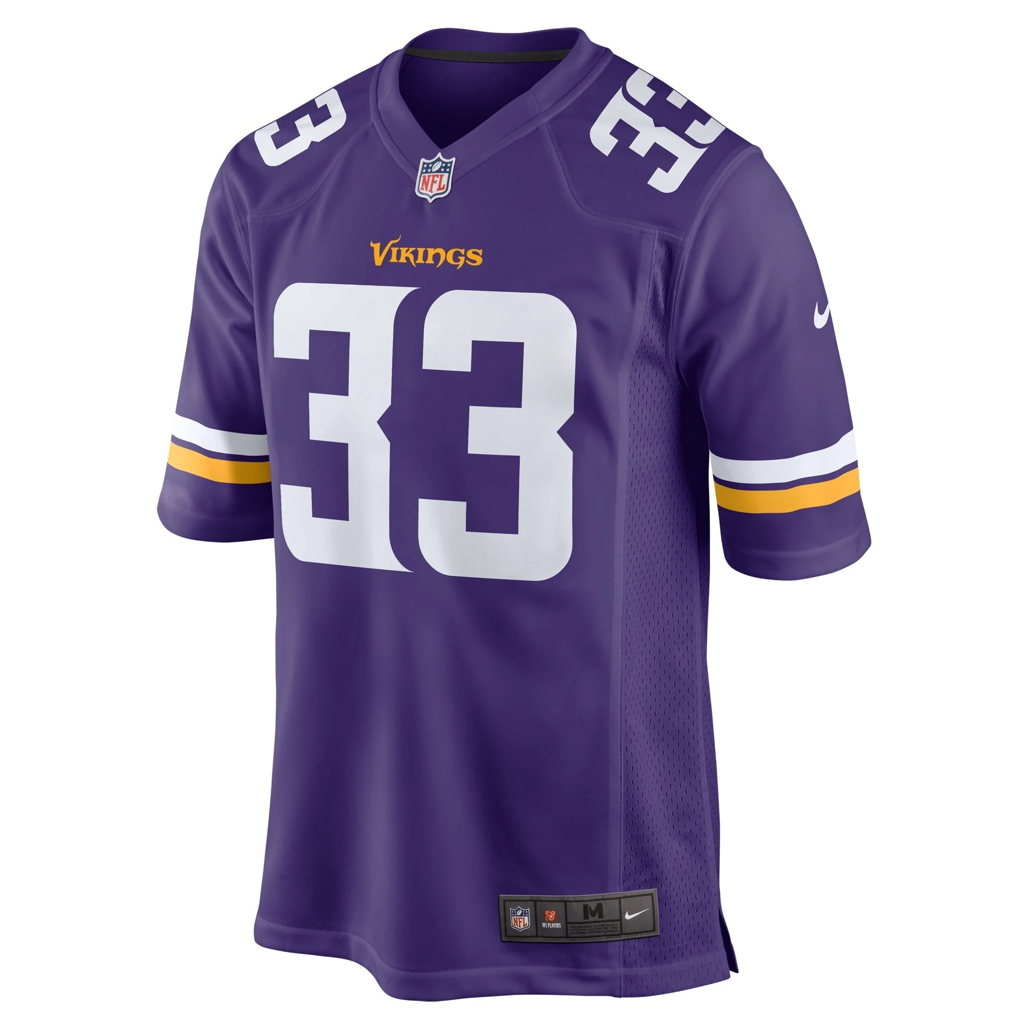 Aaron Jones Minnesota Vikings Nike Game   Jersey - Purple