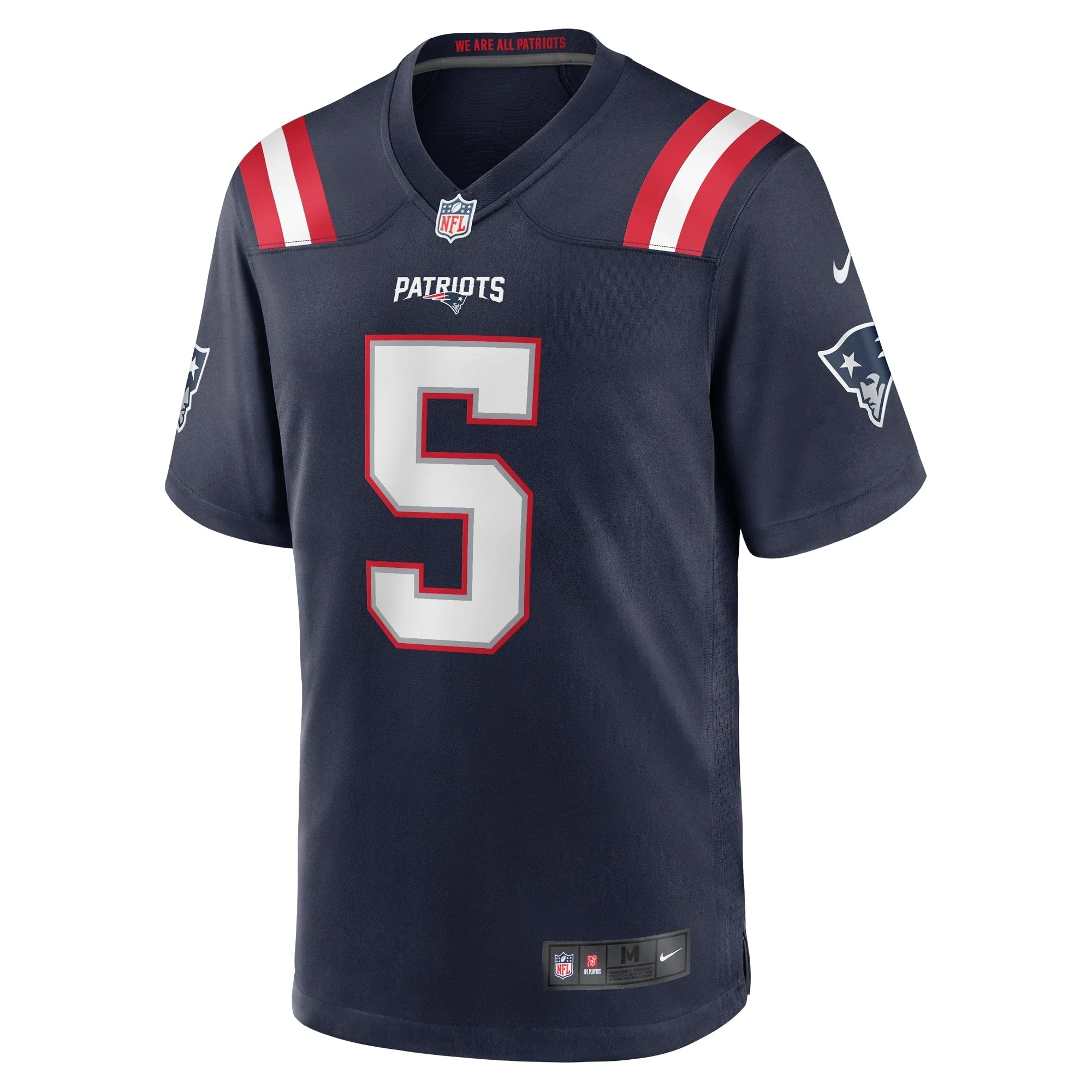Jabrill Peppers New England Patriots Nike Game   Jersey - Navy