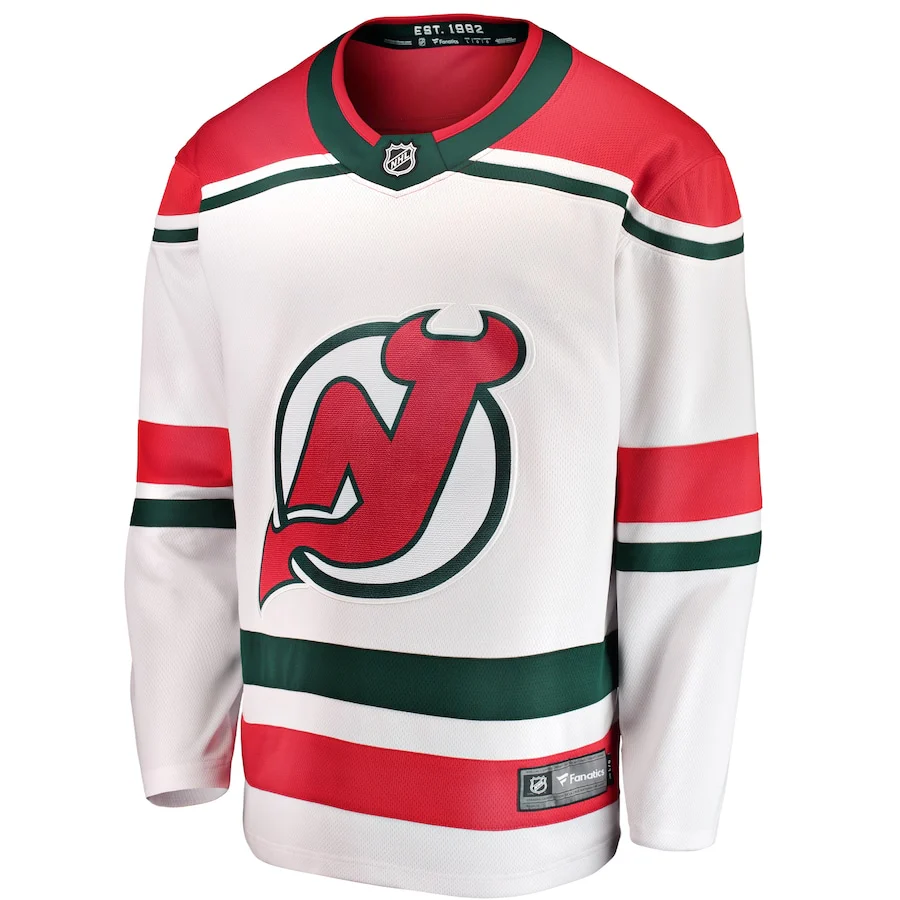 New Jersey Devils   Alternate Breakaway Jersey - White