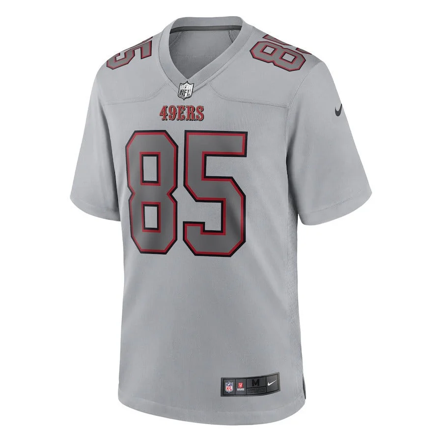 George Kittle San Francisco 49ers Atmosphere Fashion Game Jersey - Gray