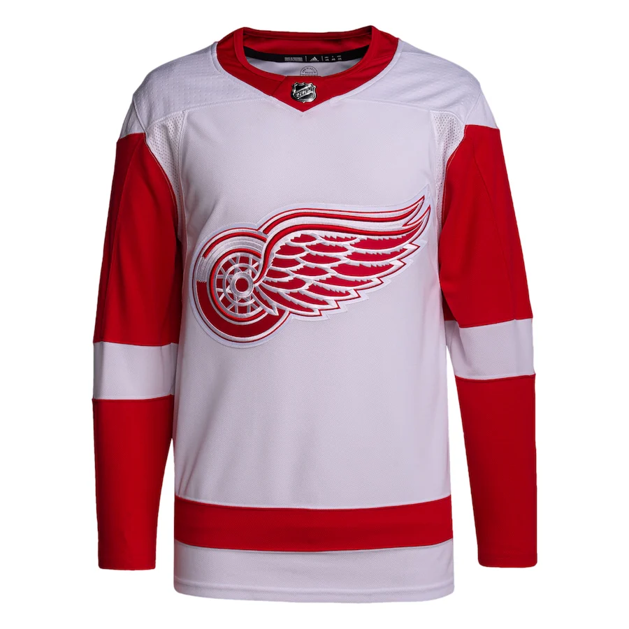 Detroit Red Wings   Men's Away Primegreen   Jersey - White