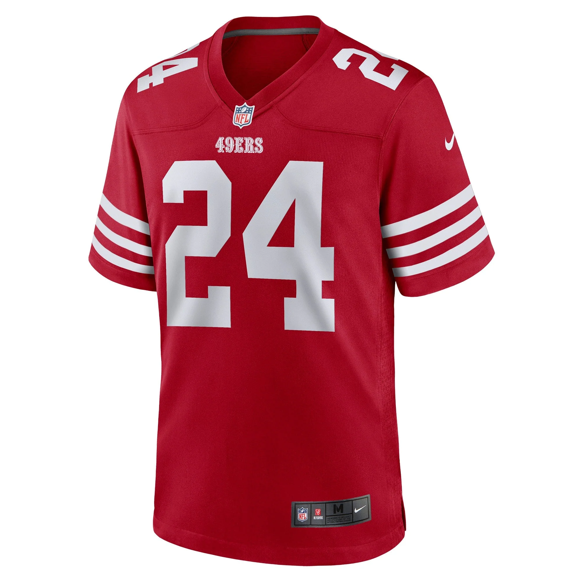 Jordan Mason San Francisco 49ers Nike Game   Jersey - Scarlet