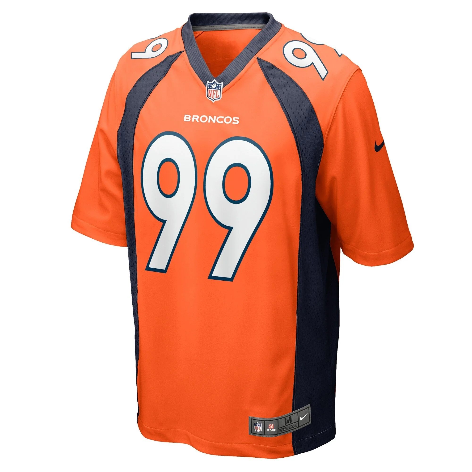 Zach Allen Denver Broncos Nike Game   Jersey - Orange
