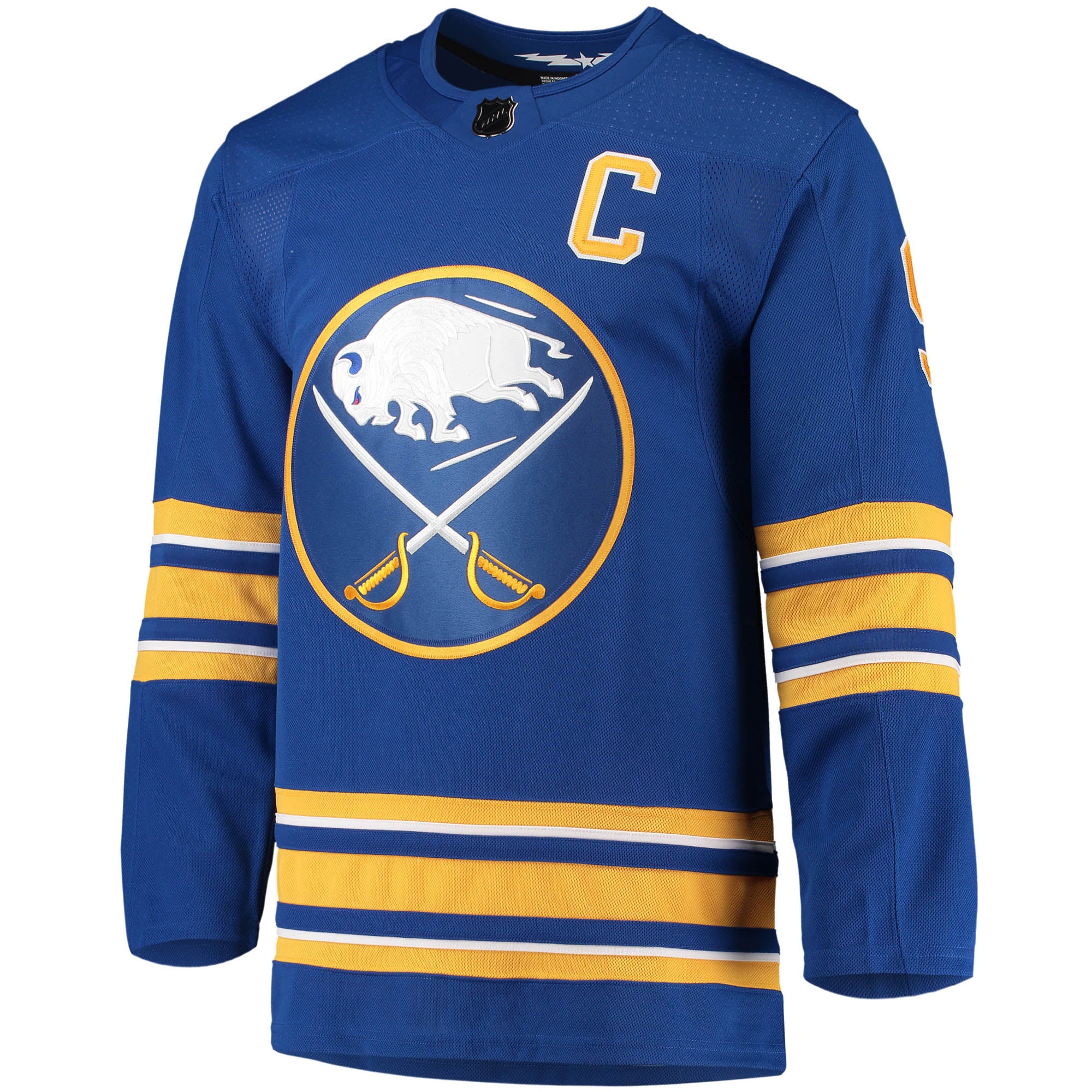 Jack Eichel Buffalo Sabres   Home Primegreen   Jersey - Royal