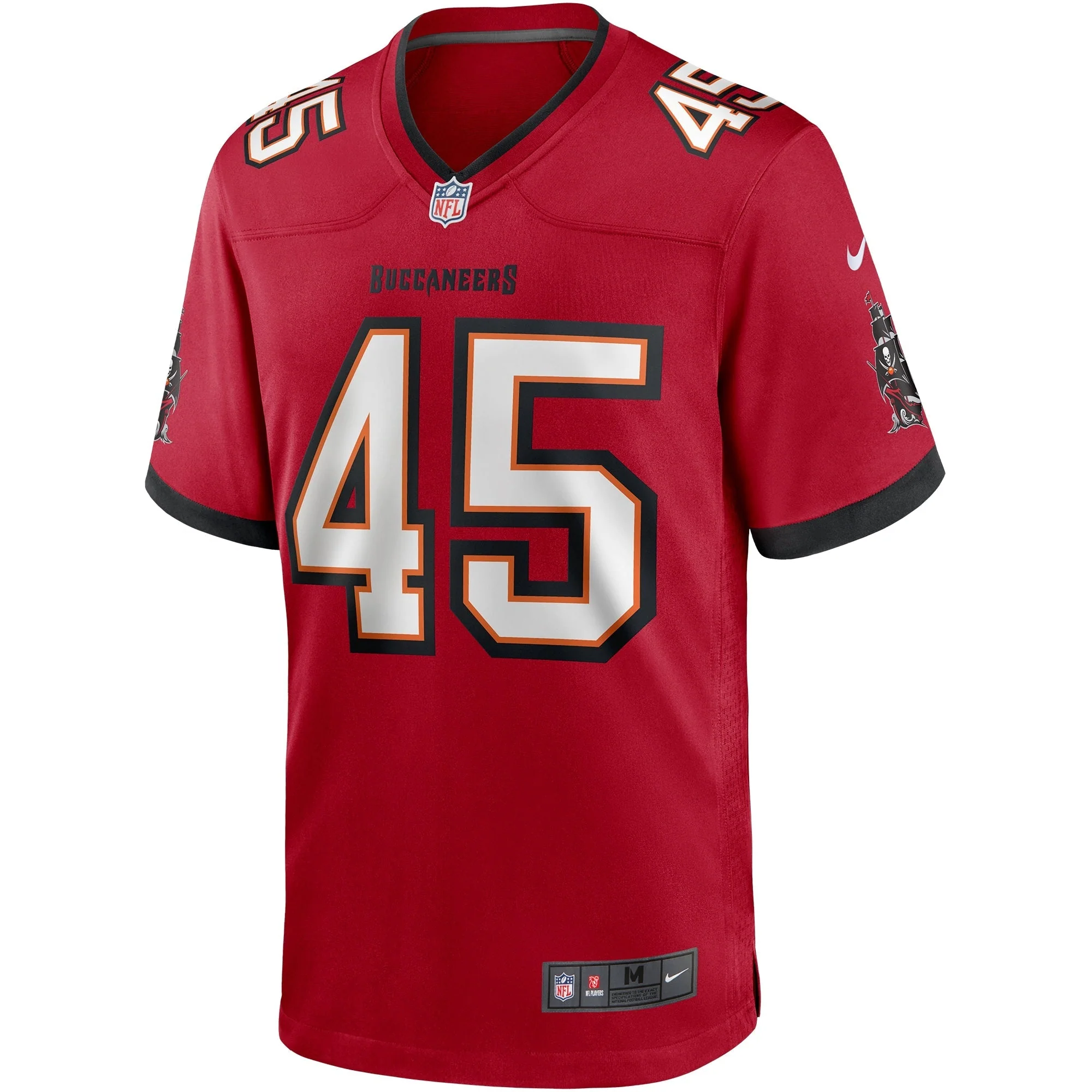 Devin White Tampa Bay Buccaneers Nike   Game Jersey - Red
