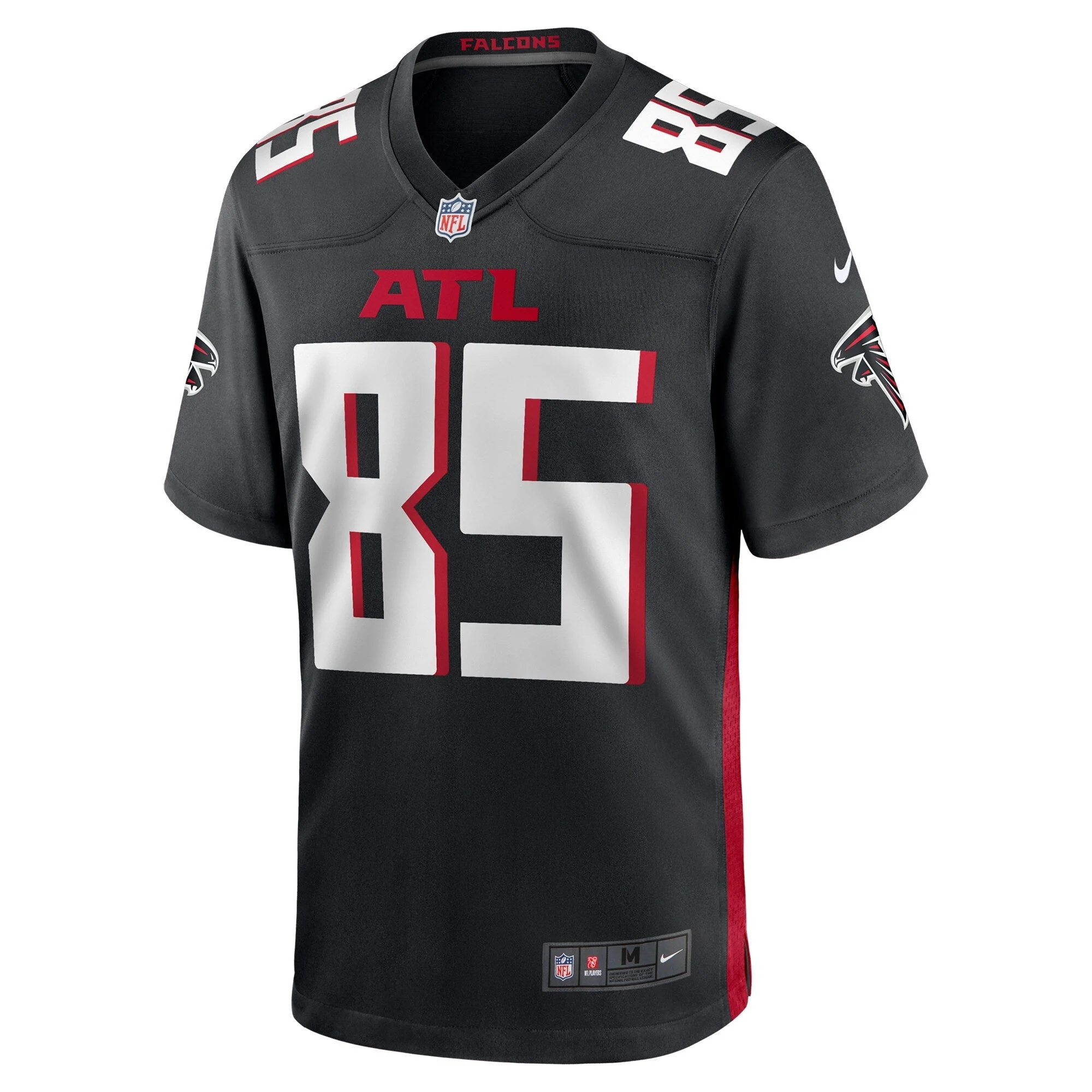 Ross Dwelley Atlanta Falcons Nike Team Game Jersey -  Black