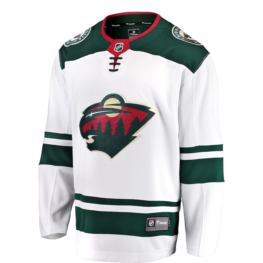 Minnesota Wild   Breakaway Away Jersey - White