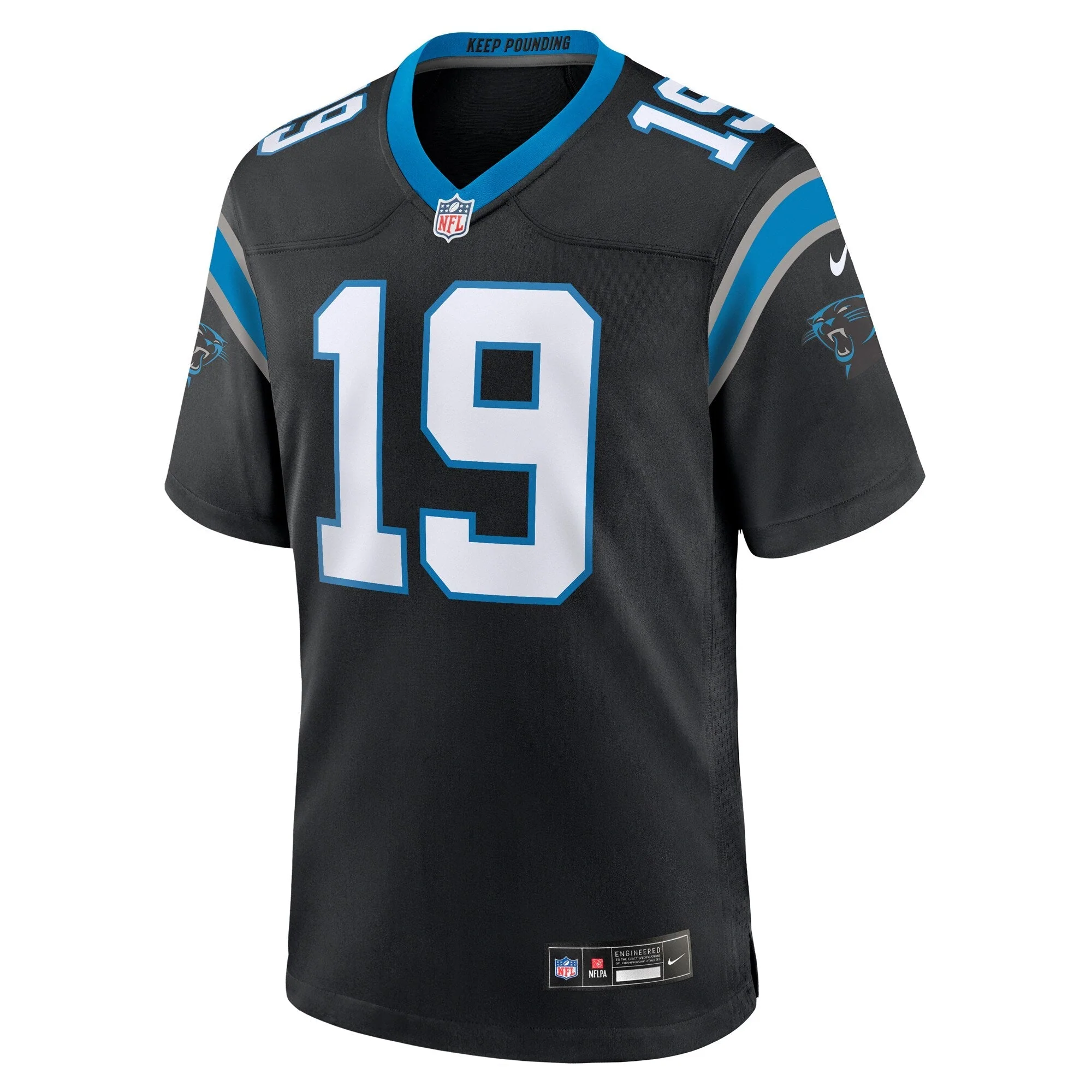 Adam Thielen Carolina Panthers Nike Game   Jersey - Black