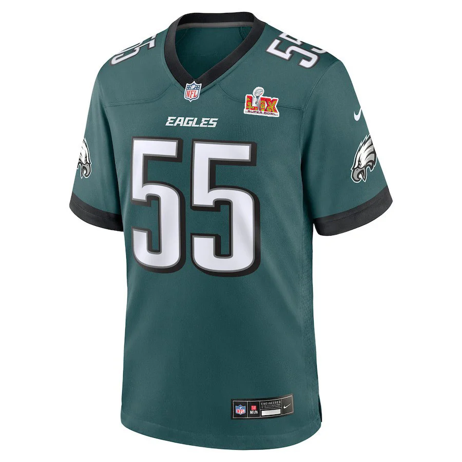 Brandon Graham #55 Philadelphia Eagles Super Bowl LIX Jersey �C Men��s