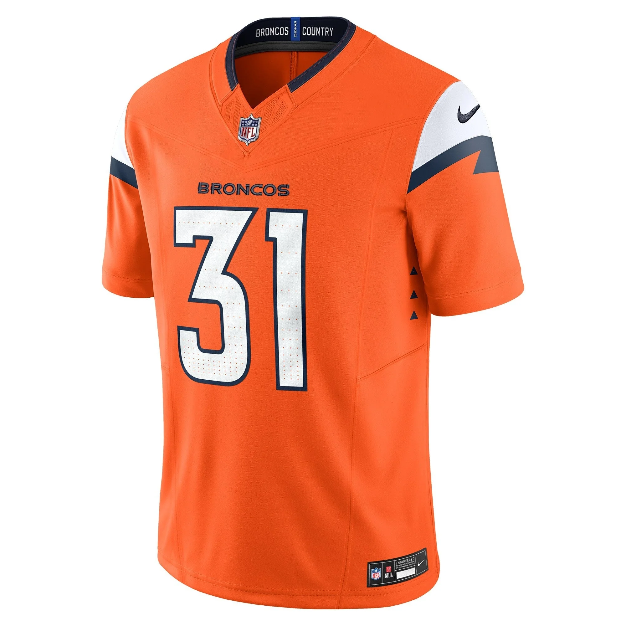 Justin Simmons Denver Broncos Nike Vapor F.U.S.E. Limited Jersey - Orange