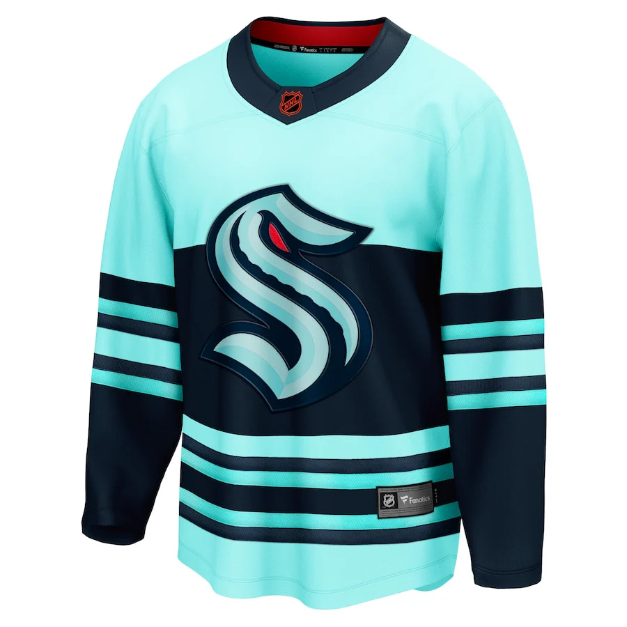 Men's Seattle Kraken Fanatics Teal Special Edition 2.0 Breakaway Blank Jersey